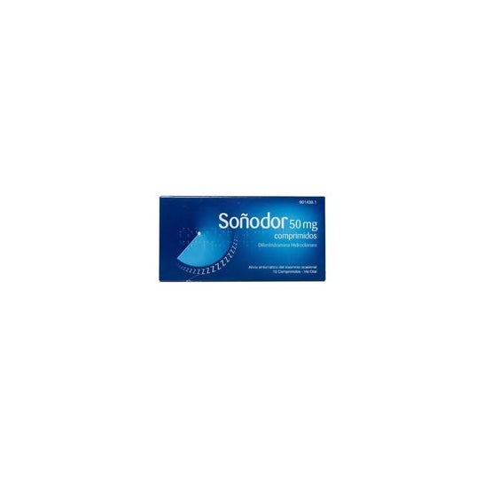 Soñodor Difenhidramina 50mg 16comp