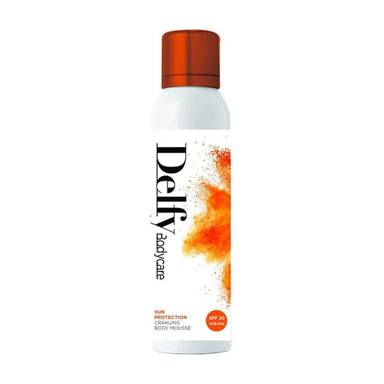 Delfy Crackling Body Mousse Sunscreen SPF20 150ml