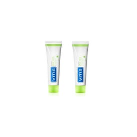 Vitis Aloe Vera Manzana-Menta Pasta Dentífrica 2x150ml