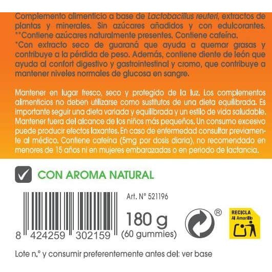 biManán Gummies Quema Grasas Guaraná 60uds