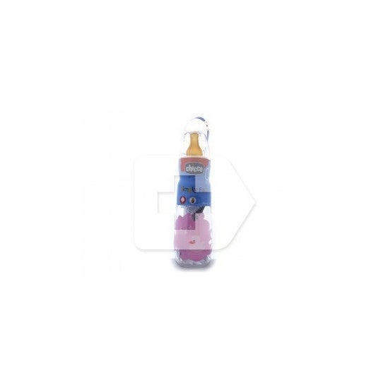 Chicco® Biberón plástico tetina látex flujo normal 250ml