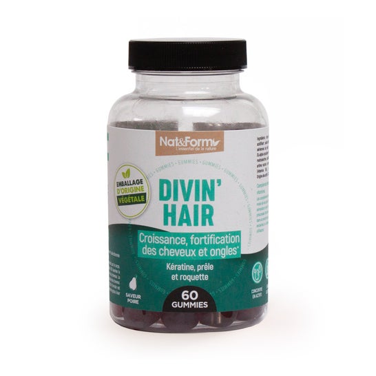 Nat&Form Divin Hair Gummies 60 uds
