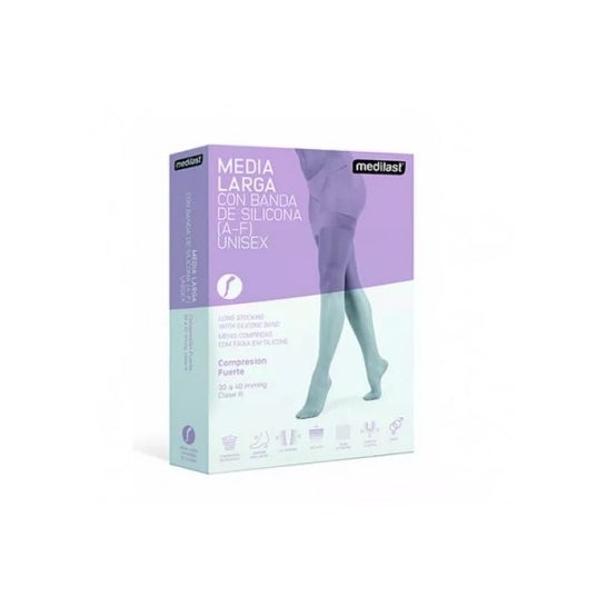 Medilast Media Antiembólica Corta 519 18-21 mmHg Grande 1 par