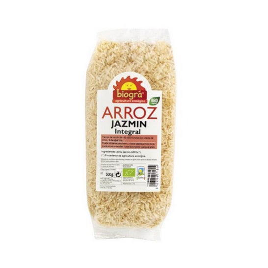 Biogra Arroz Jazmín Integral Bio 500g