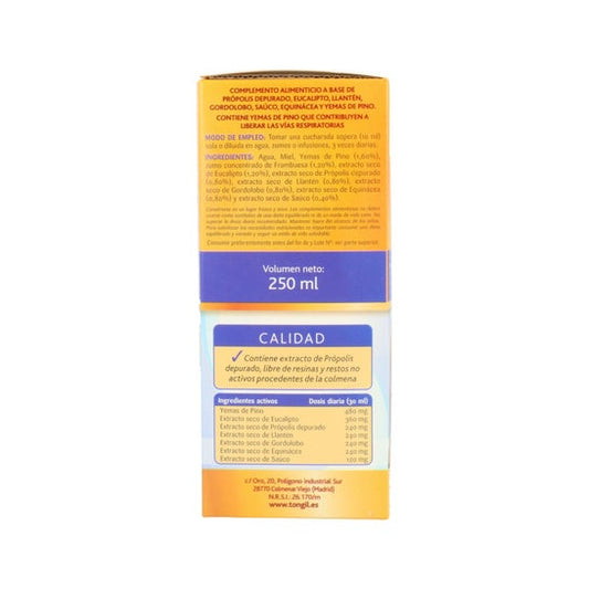 Tongil Apicol Jarabe Extracto de Própolis 250ml