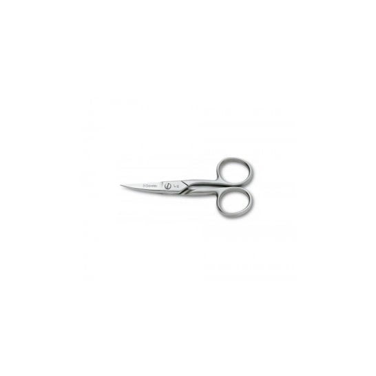 3 Claveles tijera uñas curva 3.5'' 9cm 1ud