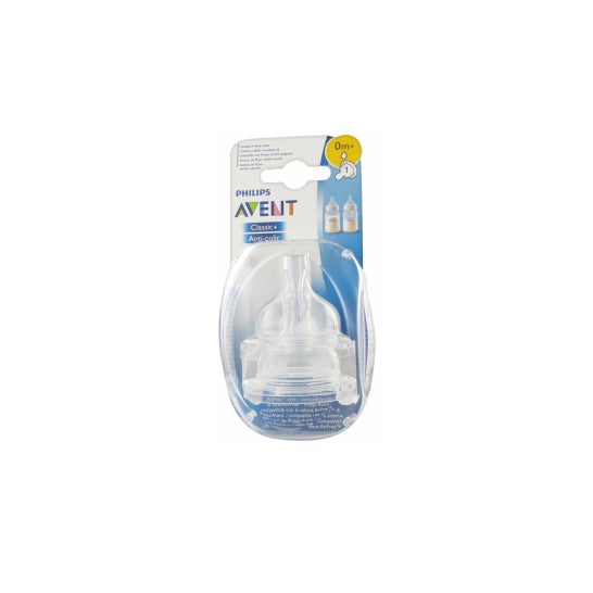 Avent Pack Tetinas Classic+ Silicona Flujo Recién Nacido 0m+ 2uds