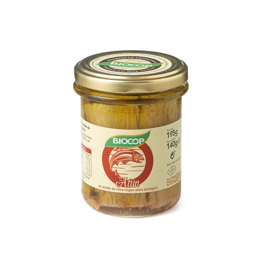 Biocop Atún Filetes Bio Bote Cristal 195g