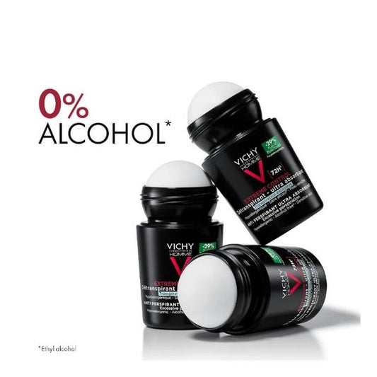 Vichy Homme Desodorante Antitranspirante Control Extremo 72h Roll-on 50ml