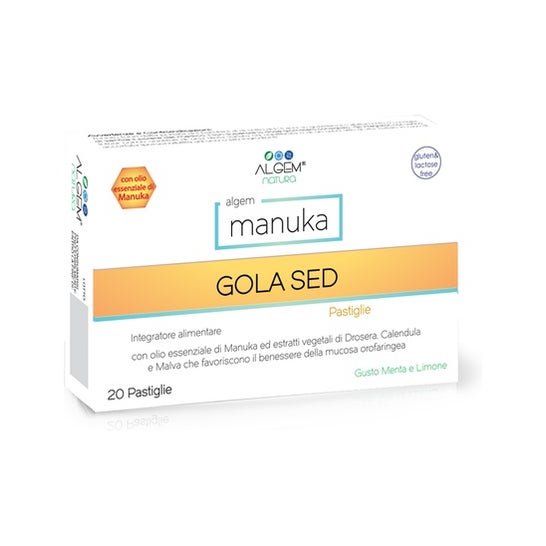 Algem Natura Manuka Garganta Sed 20comp