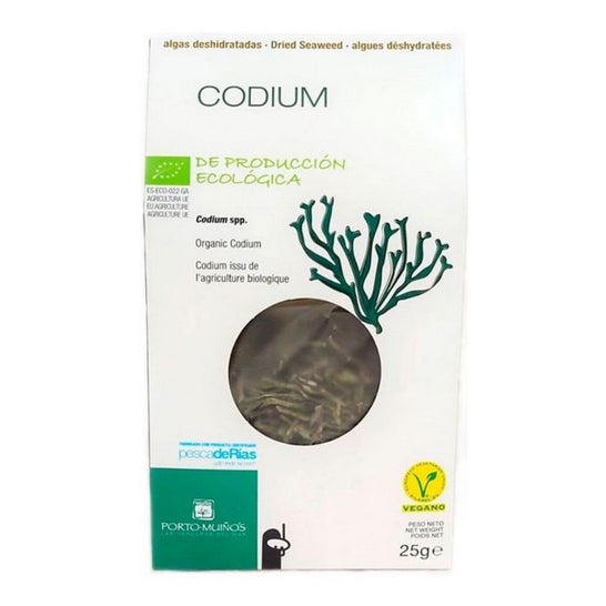 Porto Muiños Algas Codium Deshidratadas Bio 25 g