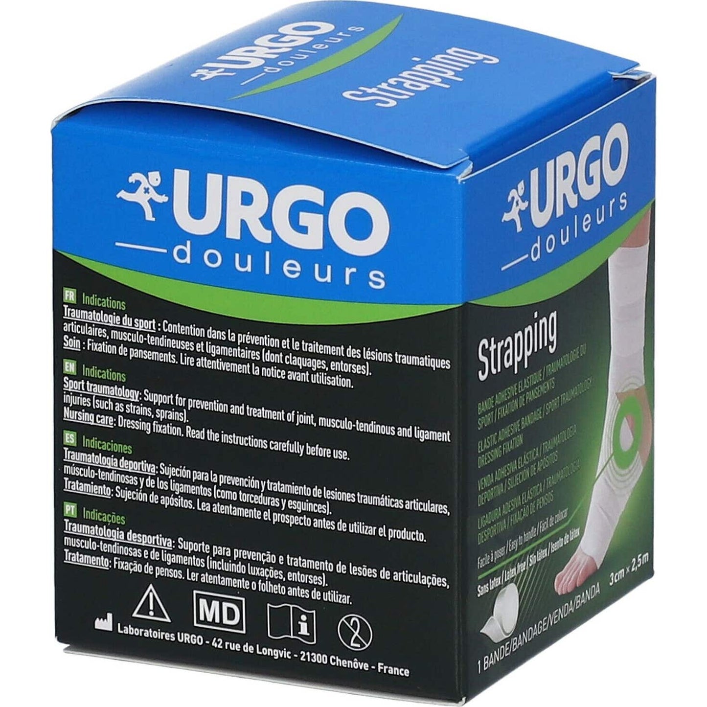 Urgo Strapping Venda Adhesiva Elástica Sin Látex 2,5Mx6cm 1ud
