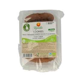Vegetalia Cookies Sarraceno Algarroba Almendra 140g