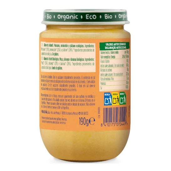 Hero Baby Solo Manzana Melocotón y Plátano 190g