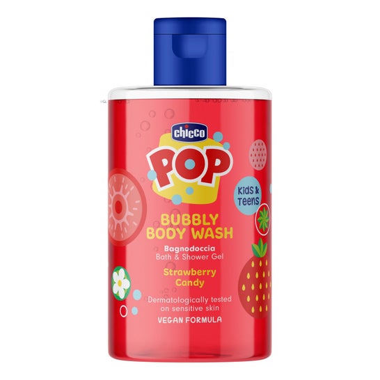 Chicco Pop Kids & Teens gel de Baño Fresa 300 ml