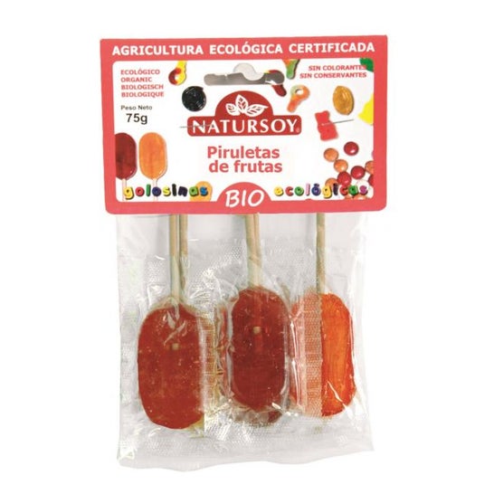 Natursoy Piruletas Sabores Eco 5 ud