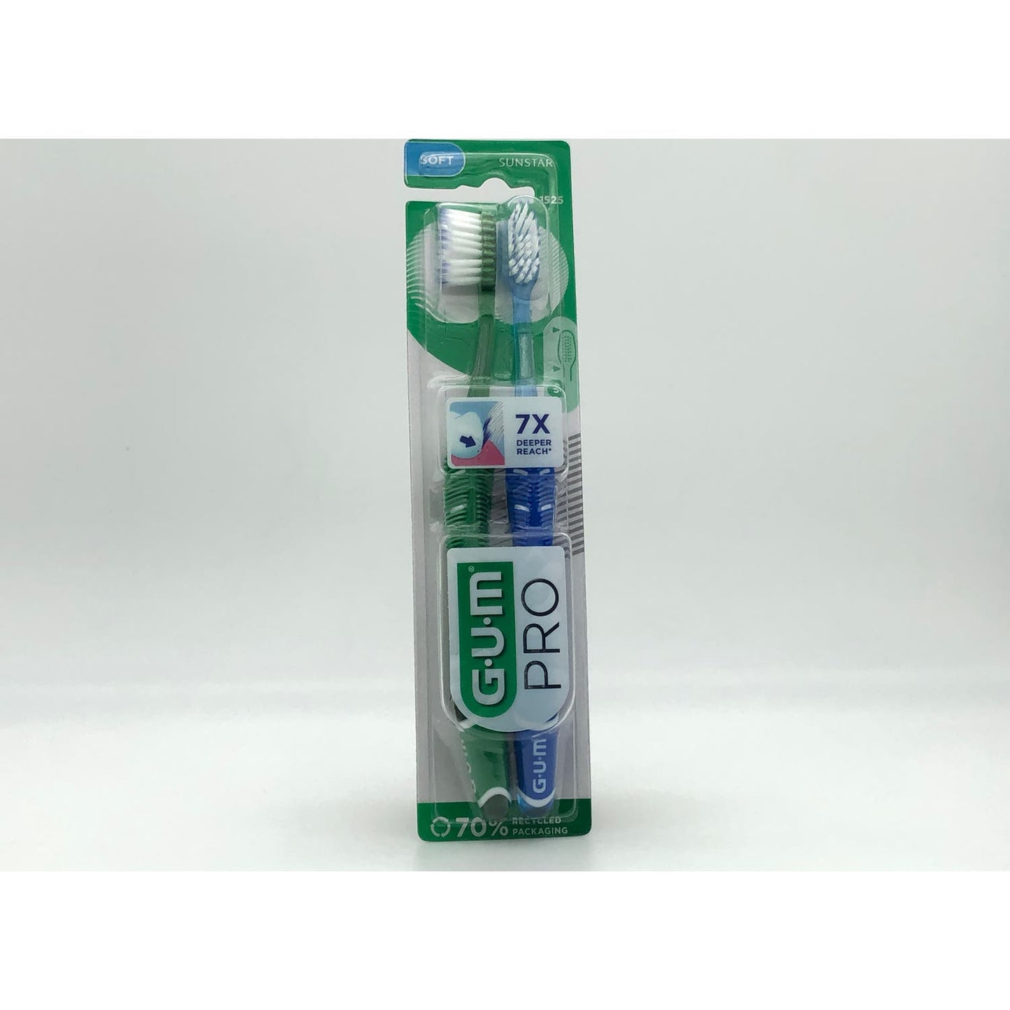 GUM Pro Cepillo Dental Suave 2uds