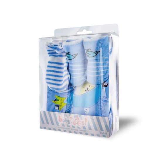 Babyoops Kit de nacimiento 0-6 meses azul
