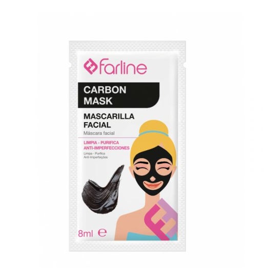 Farline Facial Máscara Carbón 10x8ml
