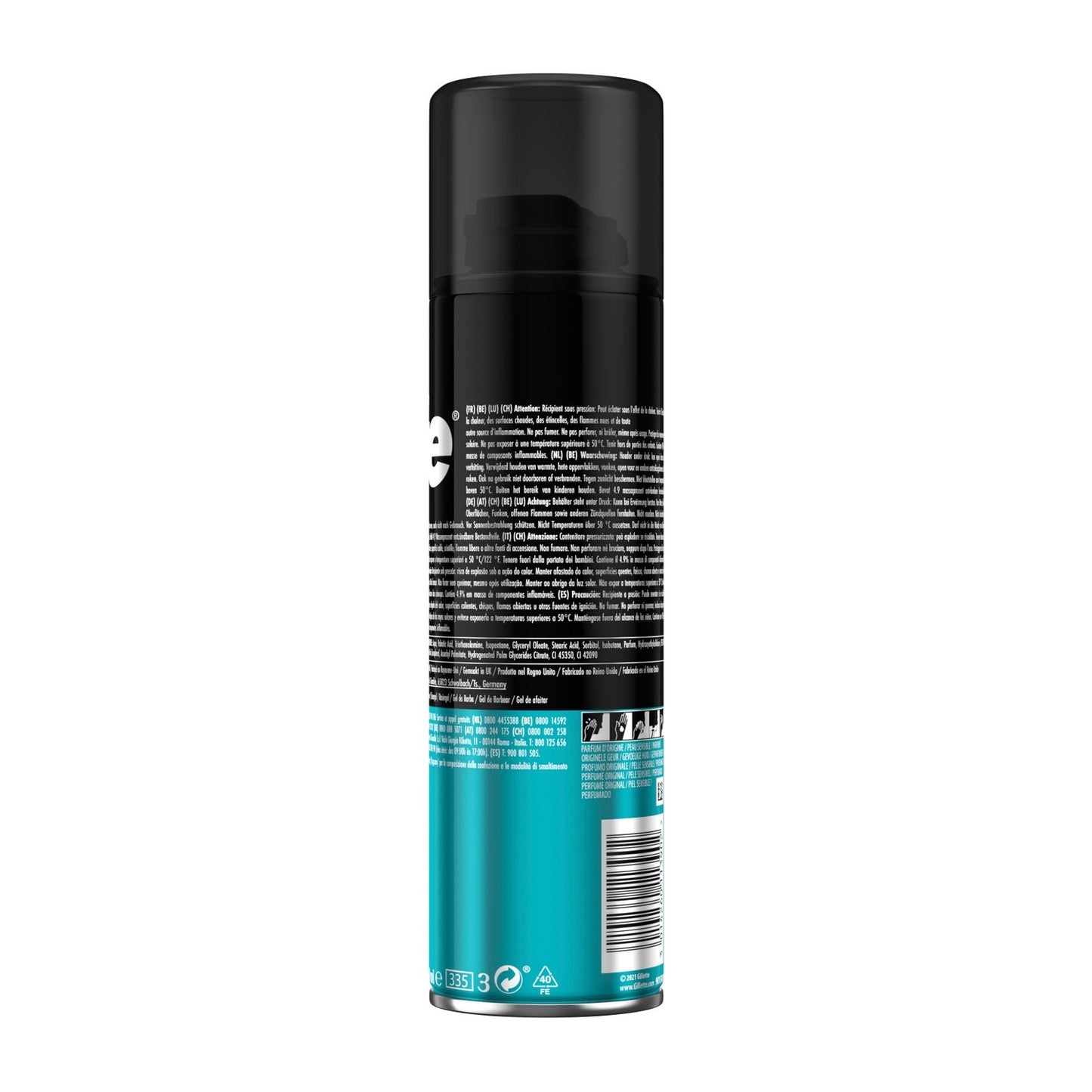 Gillette Gel De Afeitar Piel Sensible Spray 200 Ml