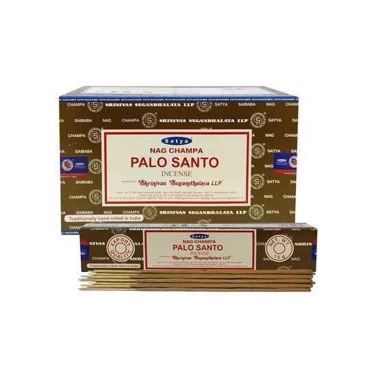 Satya Incienso Palo Santo Nag Champa 12x15g