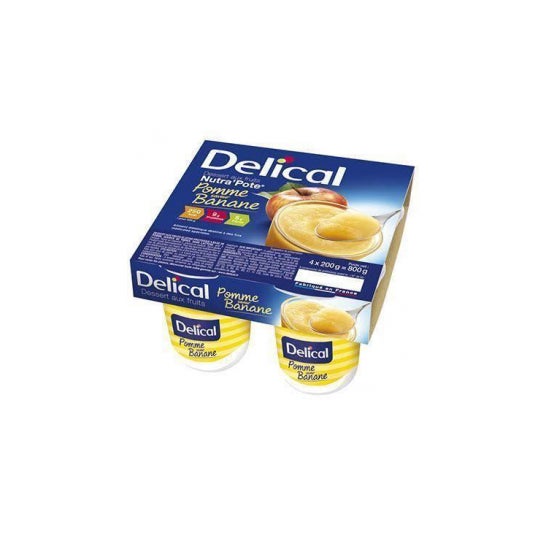 Delical Nutra Pom/Ban Pote 200g X4