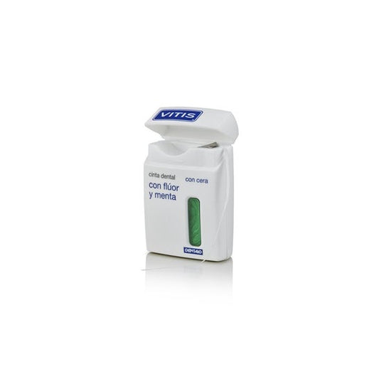 Vitis Cinta Dental con Cera, Flúor y Menta 50cm