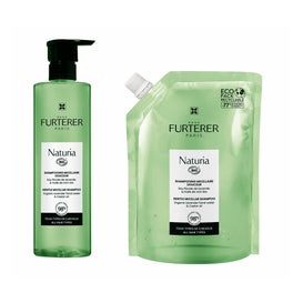 René Furterer Naturia Champú Micelar Suave 400 ml + Recarga 400 ml