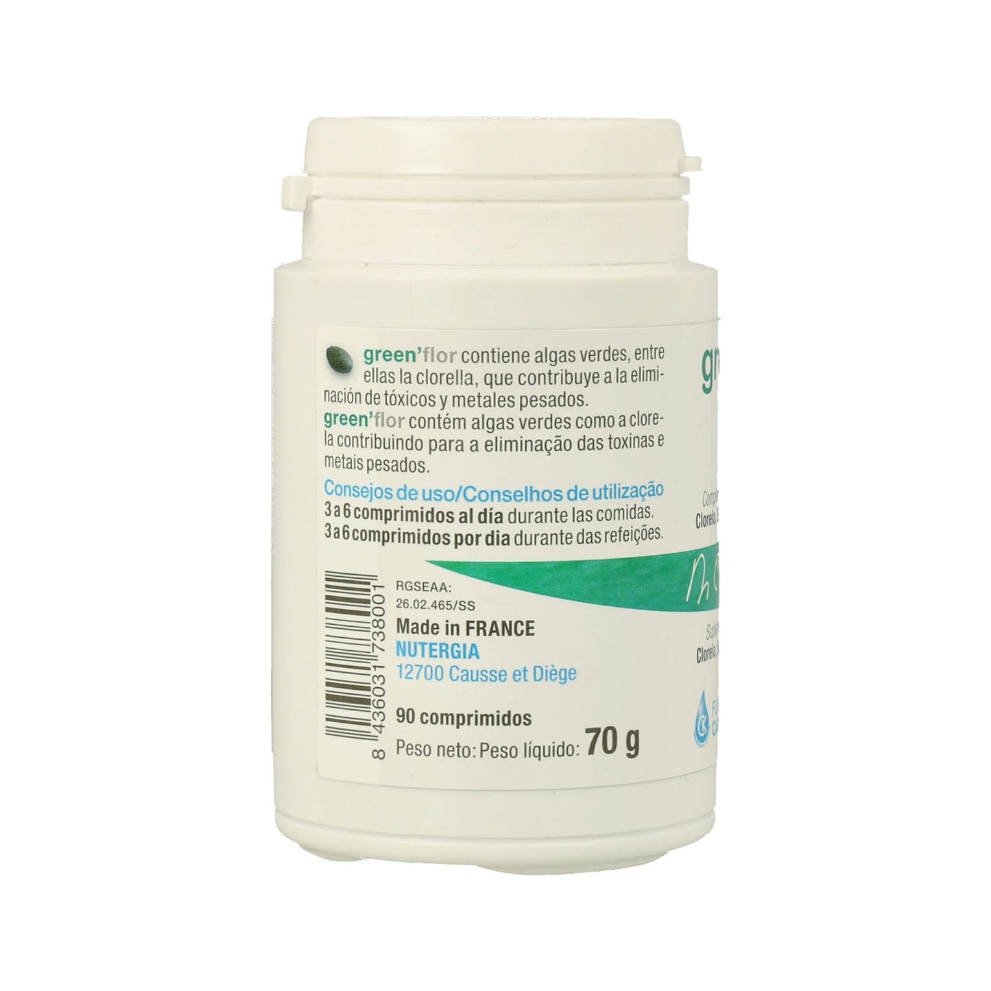 Nutergia Green'Flor 90 comprimidos
