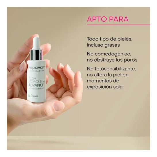Repavar Rosa Mosqueta Advance Aceite Puro 15ml