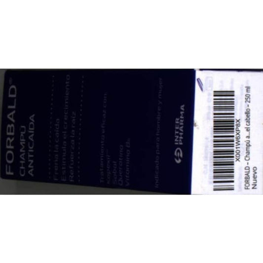 Forbald champú 250ml