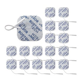 Boston Tech Set Electrodos 5x5cm Tens Ems Conector 2mm 16uds