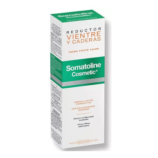 Somatoline Cosmetic Reductor Vientre y Caderas Crema Efecto Calor 250ml
