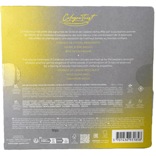 Roger & Gallet Cofre Agua de Colonia Twist 100ml + Jabón Limpiador 3en1 100gr