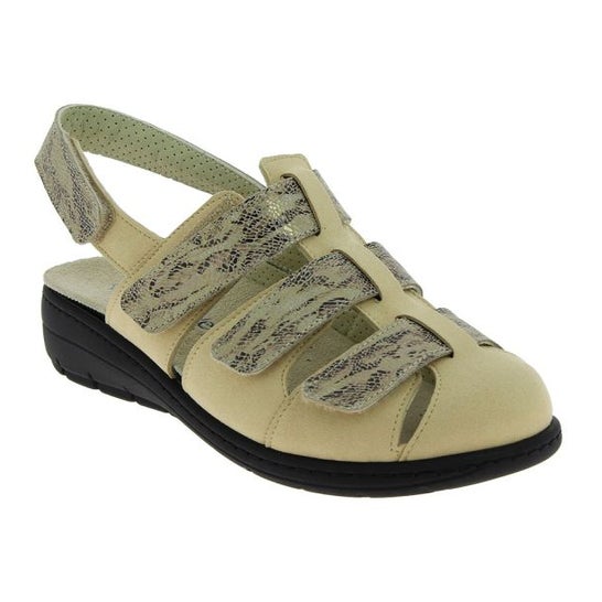 Podowell Chut Giselda Sandalia Beige Talla 40 1 Par