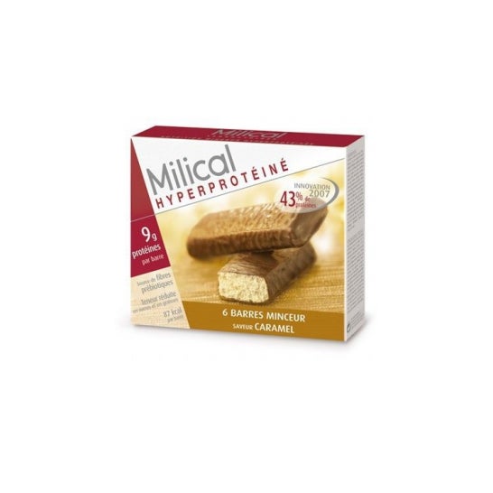 Milical - Barra de Hiperproteína de Caramelo