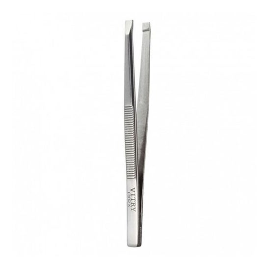 Vitry Pinza Cejas Recta Acero Inoxidable 9cm 1ud
