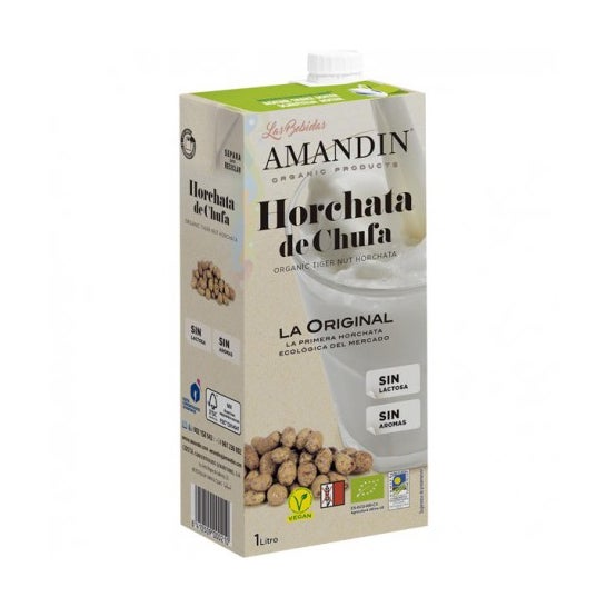 Amandin Horchata Chufa Nat Azuc Eco 1000 ml