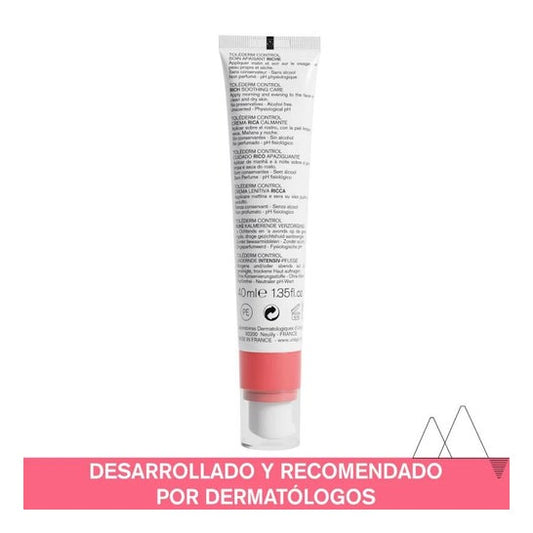 Uriage Toléderm Control Soin Apaisant Riche 40ml