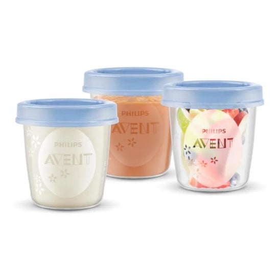Avent Vasos de Almacenamiento con Tapa 10x180ml + Adaptadores 2uds