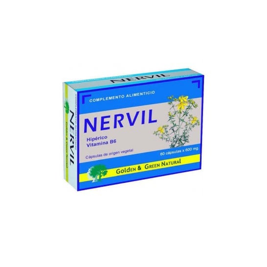 Golden & Green Nervil 600 Mg 60 caps