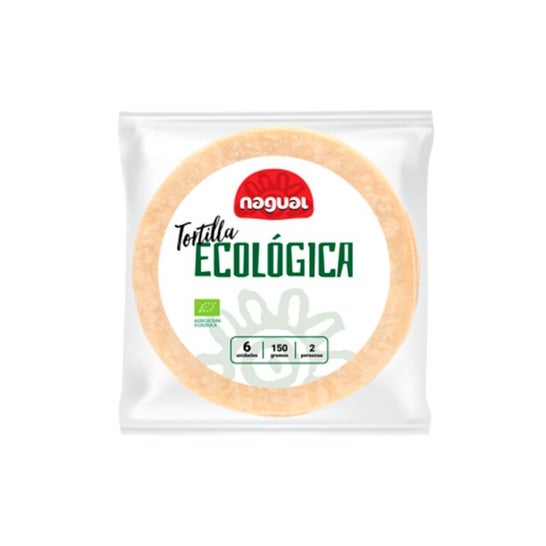 Nagual Tortilla Maíz Bio Sin Gluten 6 uds