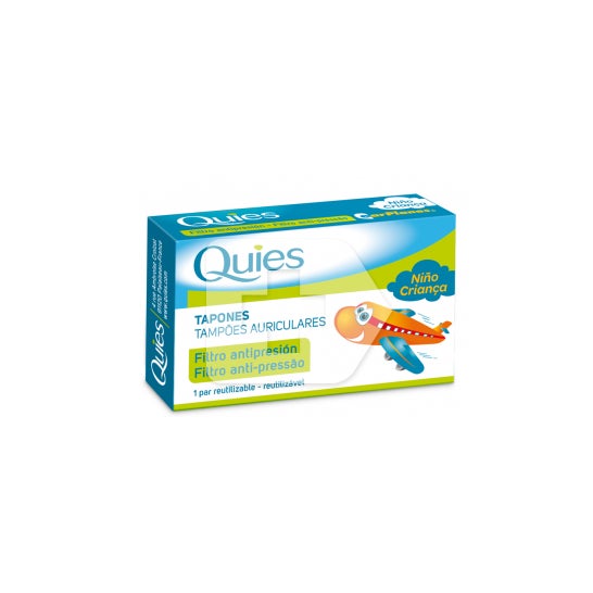 Quies tapones oído silicona anti-presión infantil 2uds