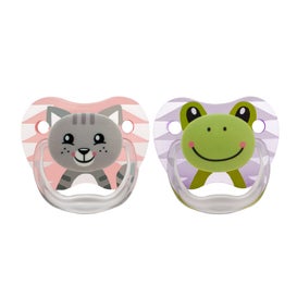 Dr Brown's Prevent Animal Faces Chupete Infantil 0-6M 2uds