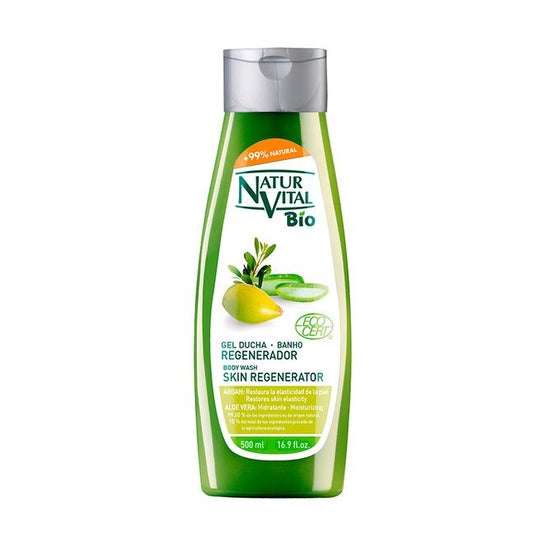 NaturVital Gel de Ducha Bio Ecocert Regenerador Argán & Aloe Vera 500 ml