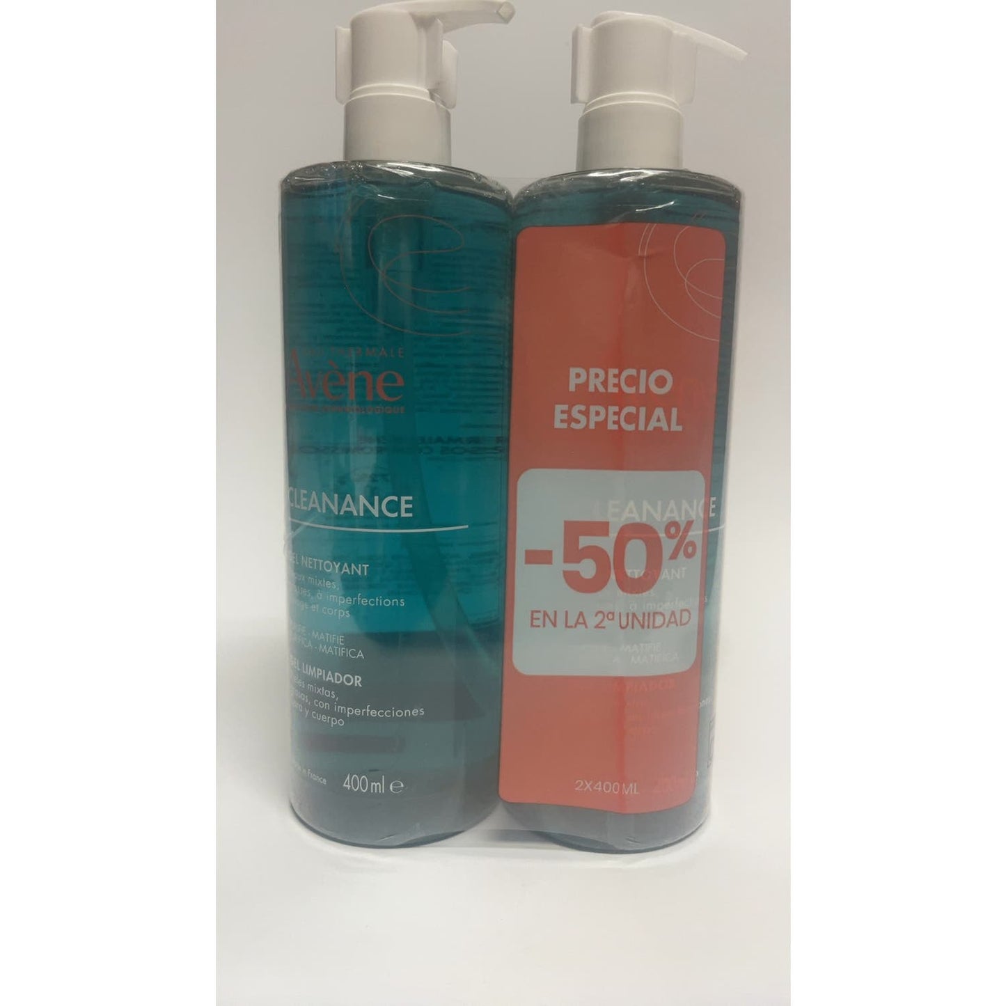 Avène Cleanance Gel Limpiador 2x400ml