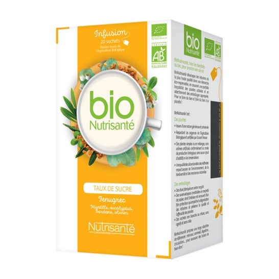 Nutriente Orgánico Infusión de Colesterol y Azúcar Regulación 20 Bolsitas