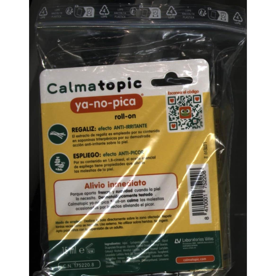 Calmatopic Ya No Pica Roll-On 15ml
