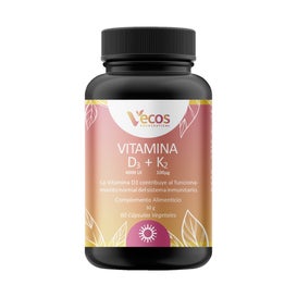 Vecos Nutraceúticals Vitamina D3 + K2 60 caps