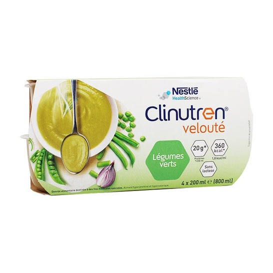 Clinutren Sopa Veloute Crema de Verduras 4 X200 ml